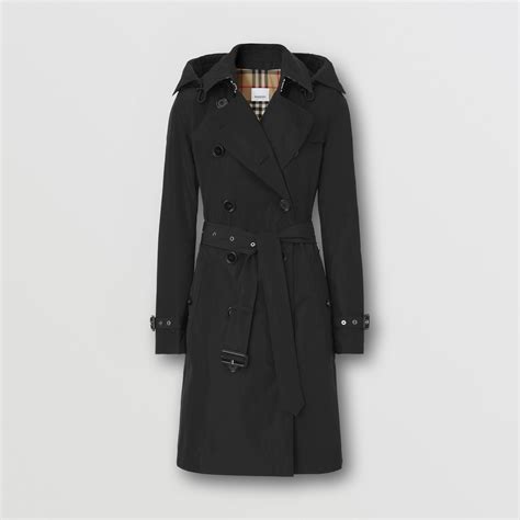 burberry trenchcoat damen schwarz